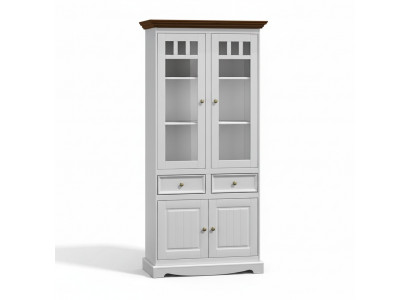 Vitrine Meubels Glazen Kast Vitrine Klassieke Hoekvitrine Hoekkast Glas Hout