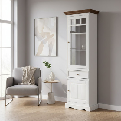 Kast Commode Vitrine Koloniale Stijl Meubels Sideboard Dressoir Vitrine Hout Nieuw