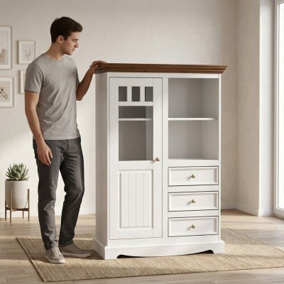 Ladekast houten kast woonkamer hout ontwerp klassieke ladekast ladekasten