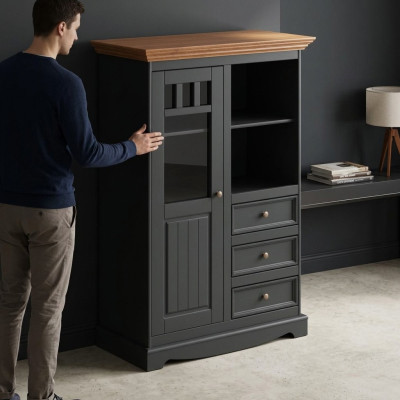 Ontwerp meubels Luxe landhuisbuffet commode dressoir XXL Klassiek commodes Nieuw