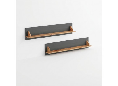 Boekenplank Wandplank Hout Hangende plank Staande plank Massief houten plank 120*15*25cm