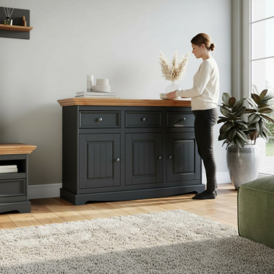 Ontwerp ladenkast hout meubels kast vitrine klassiek buffet bar dressoir