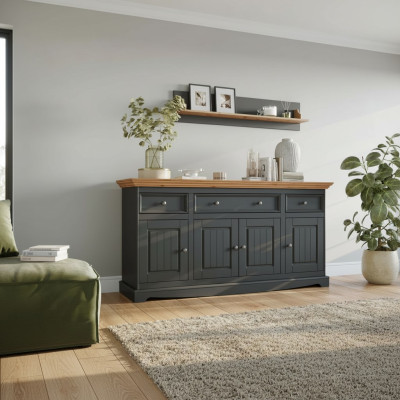 Meubels van massief hout, kasten, dressoirs, commodes, massief dressoir, dressoir, kast nieuw