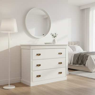 Kommode Sideboard Kommoden Sideboards 3 Schubladen Hochschrank Schrank Neu Holz Dressoir Sideboard Dressoirs Sideboards 3 laden hoge kast kast nieuw hout