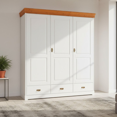 Kledingkasten landhuis garderobe kledingkast houten kast xxl kast rek