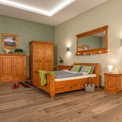 Ontwerp luxe dubbele hotelbedden slaapkamer hout 180x200cm beddengoed