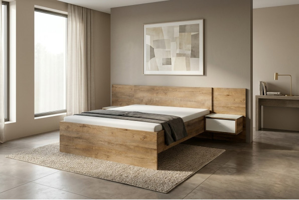 Slaapkamer Modern Hout Meubels Nieuw Bed Bekleding Ontwerp Luxe Tweepersoons Hotelbedden