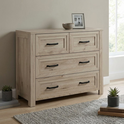 Houten klassiek design dressoir ladekast kast hoge kast dressoir laden