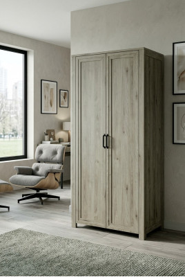 Slaapkamer Klassieke Moderne Stijl Kledingkast Woonkamer Houten Kapstok