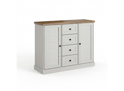 Ladenkasten Plank Plank Echt hout Side Low Board Kast Ontwerpladenkast Kasten