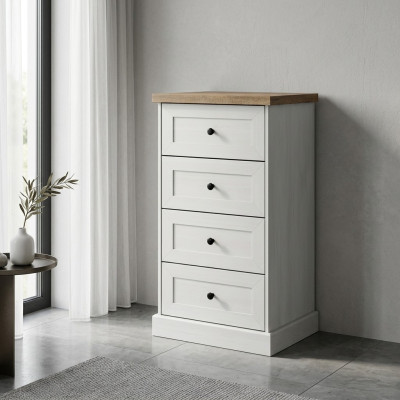 Landhuis stijl meubels hoge ladekast kast ontwerpers kasten wit dressoir