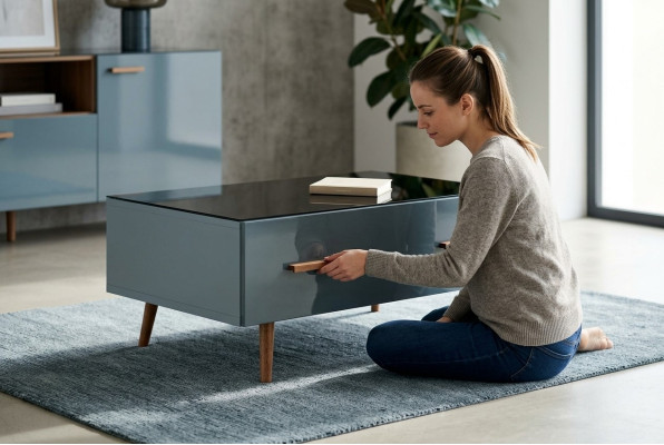 Ontwerper Tafels Hout Luxe Italië Bank Koffie Bekleding Bank Tafel Echt Hout