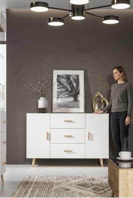 Ontwerp dressoir handgemaakt hout dressoir kast nieuw meubilair nieuw.