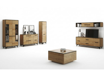 Ladenkast Kast TV-standaard Plank Woonkamer 6-delige Meubel Wandmeubel Woonkamers Set