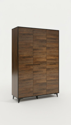 Kast Handwerk Massief houten kast Houten kledingkast Slaapkamer hout Nieuw