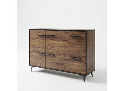 Kommode Plank Kast Plank Echt Hout Zijlaag Bord Ontwerp Dressoir Kasten