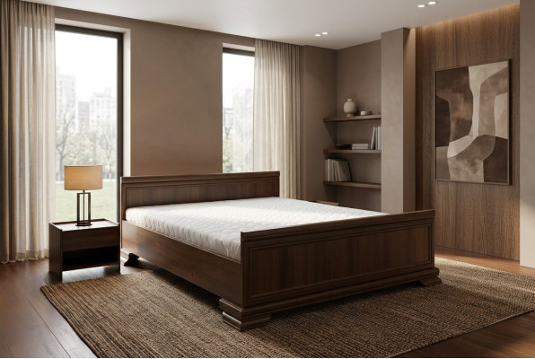 Luxurieus gestoffeerd designbed textielbed tweepersoonsbed bed echtelijk bed design luxe