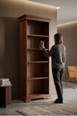 Woonkamer Kantoor Eetkamer Planken Hout Kast Boeken Kasten Plank Landhuis Nieuw