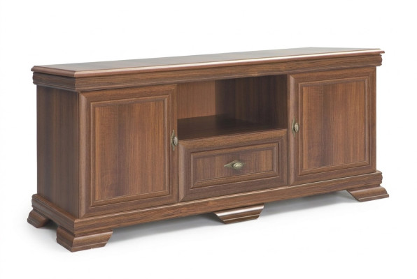 Klassieke houten ladekast dressoir commodes lage planken woonkamerkast Nieuw