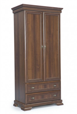Slaapkamer kledingkast 2-deurs houten wandkast kast kledingkasten