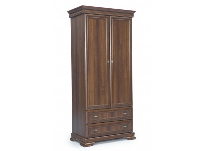 Slaapkamer kledingkast 2-deurs houten wandkast kast kledingkasten