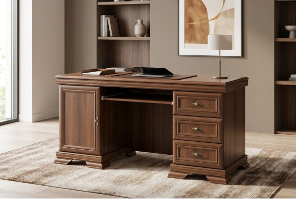 Tafels Kantoor Handgemaakt Massief houten meubels Hout Bureau Bureau Klassieke tafel