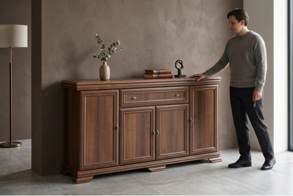 landhuis stijl meubels kast commode dressoir kasten klassiek houten dressoir
