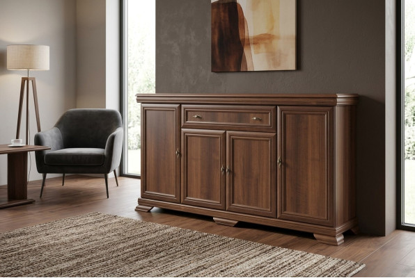 landhuis stijl meubels kast commode dressoir kasten klassiek houten dressoir
