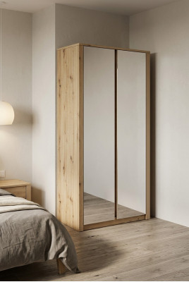 Kledingkast Houten kast Modern Slaapkamer Kasten Houten Meubels Inrichting