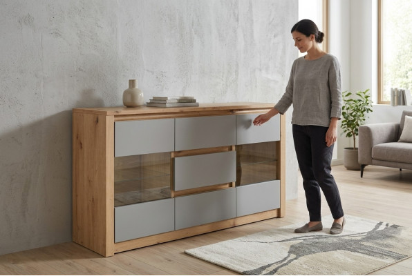 Kasten Nieuw Buffetmeubels Ladenkast Kast Dressoir Massieve commode Hout