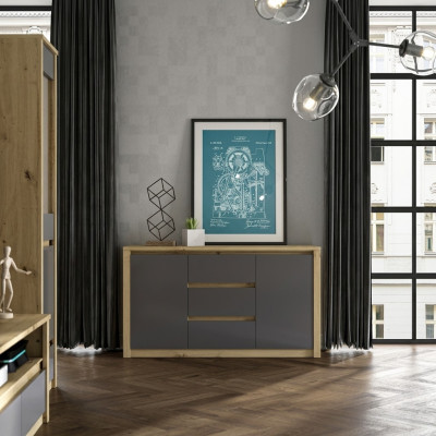 Meubels hout kasten dressoir ladenkast massieve ladenkast dressoir kast nieuw