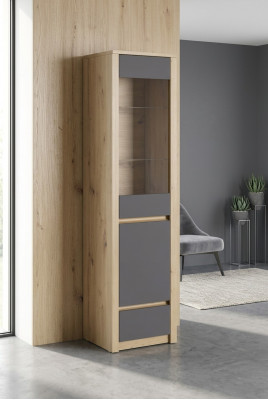 Vitrine kasten houten planken kasten woonkamer vitrine kast commode glazen plank nieuw!