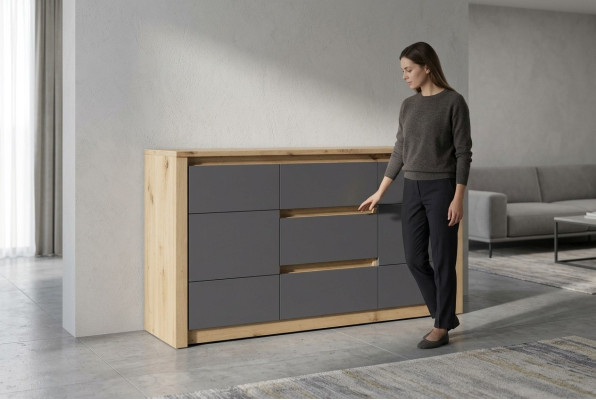 Ontwerp woonkamer meubels dressoir houten ladenkast modern ladenkast hoge kast nieuw