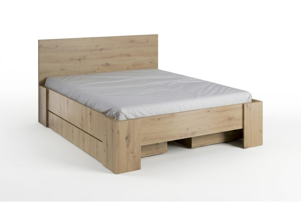 Luxe meubelontwerp Dubbel Hotel Houten Kast Slaapkamer Bedden Bedframe Nieuw