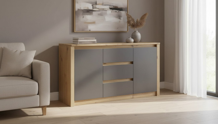 Woonkamer kast hout luxe design dressoir dressoir lage kast commode