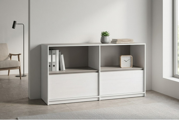 Ladenkast in verschillende kleuren 2 laden dressoir hoge ladekast ladenkasten