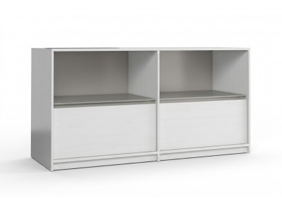 Ladenkast in verschillende kleuren 2 laden dressoir hoge ladekast ladenkasten