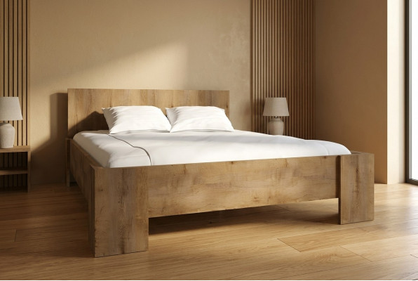 Slaapkamer Hout Luxe Design Bed Gestoffeerd Tweepersoons Hotelbedden Huwelijk 180x200cm