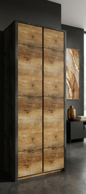 Slaapkamer kasten houten meubelen kast landelijk kledingkast design bruin