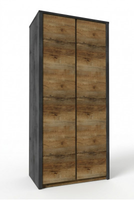 Slaapkamer kasten houten meubelen kast landelijk kledingkast design bruin