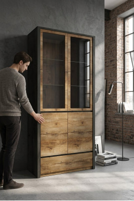 Vitrines Dressoirs Glazen Kasten Klassieke Vitrine Kast Vitrinekast Nieuw