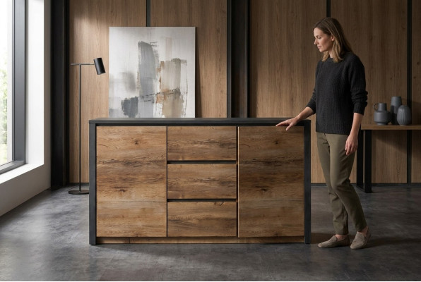 Luxe commodes laag dressoir dressoir ontwerp houten kast meubels dressoir