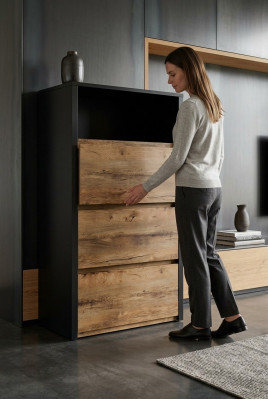 Houten luxemeubilair hotelkast lades kasten dressoir ontwerp sideboard