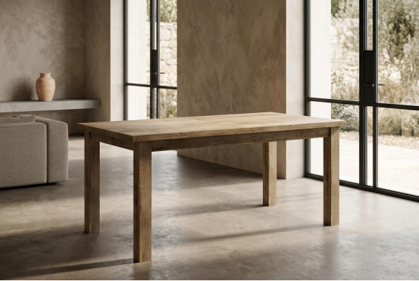 Eettafel Nieuwe tafel Eetkamer Woonkamer Massief houten meubels Houten meubels Handgemaakt Nieuw