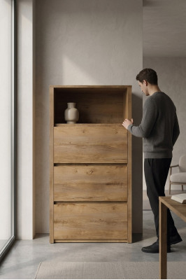 Ontwerper dressoir massief hout dressoir kast nieuw dressoir kasten nieuw