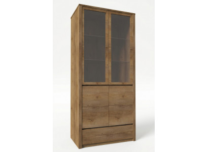 Glasvitrine Glaskast Kasten Kast Hout meubels Nieuw Vitrines Houten kast Nieuw