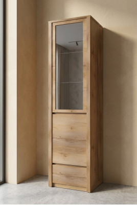 Ontwerper hoge kast dressoir vitrine hout luxe kasten lage kast