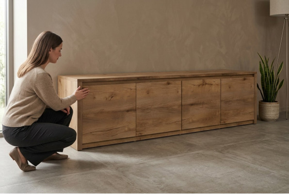 Woonkamer dressoirs hout laag bord plank RTV RTV dressoir kast ladekast nieuw