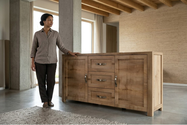 Ladenkast Kast Dressoir tv-kast Ladenkasten Kasten Massieve meubels Hout Dressoir