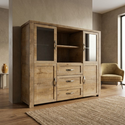 Dressoir Design Commode Houten Kast Meubels Vitrine Moderne Kast Buffet Bar